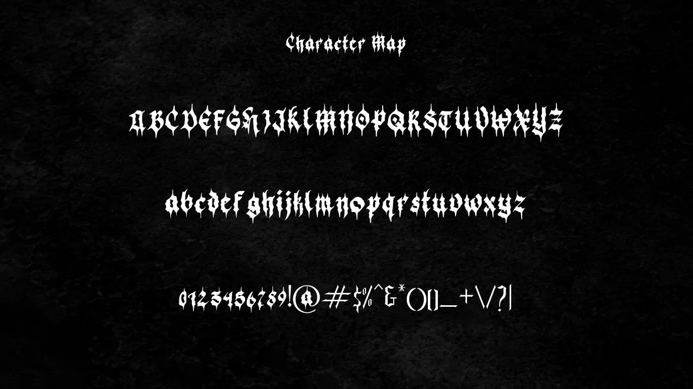 Black Demon Font