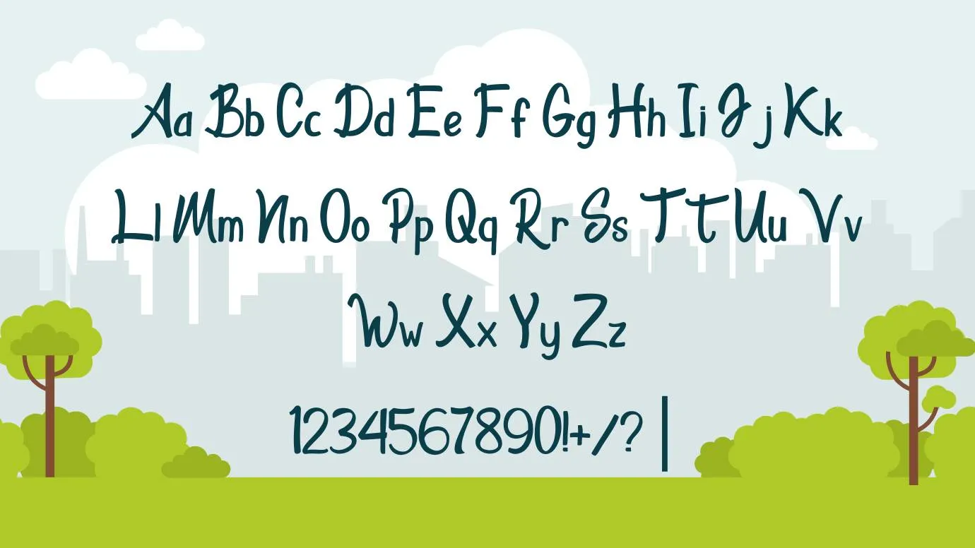 Wonoland Park Font