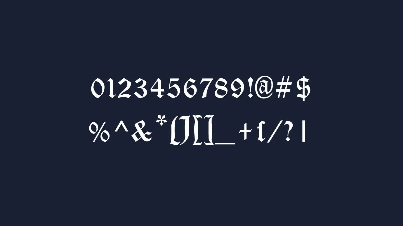 Chrome Hearts Font