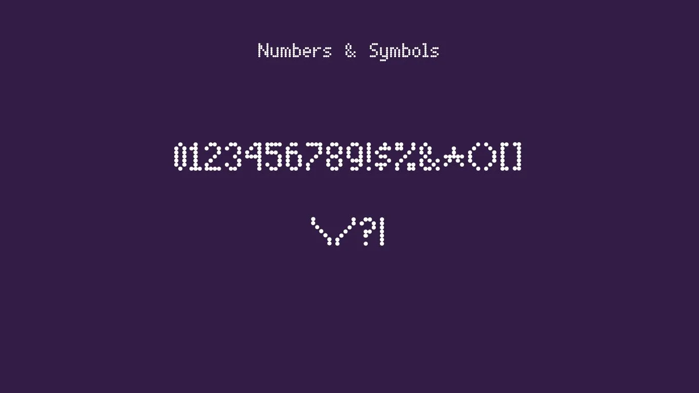 Dot Matrix Font